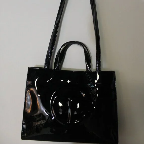 Telfar Medium Shopping Bag - Black Patent - Picture 3 of 7